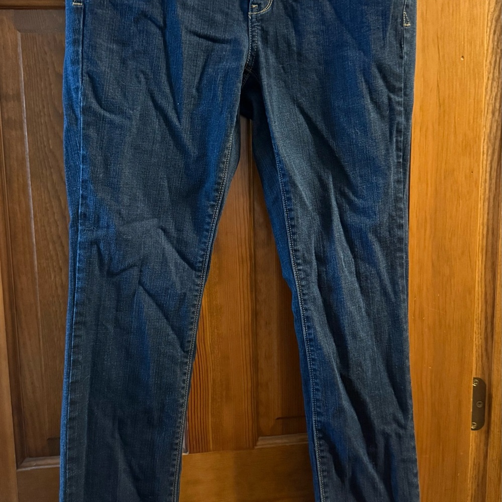 White House Black Market Dark Blue Straight Leg Jeans size 8 short